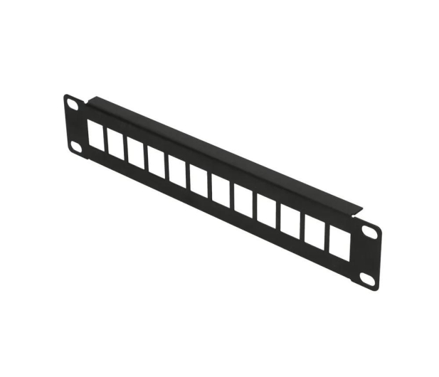 ExtraLink  Patchpanel 12p 10" 1U UTP 5e (czarna) - 1323234 - zdjęcie 2